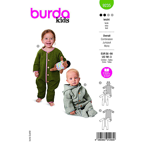 Patron Burda 9235-Grenouillère
