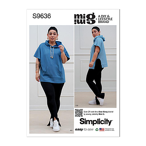 Patron Simplicity 9636 - Sweat et legging du 32 au 48 (FR)