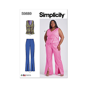 Patron Simplicity 9689 - Veste et pantalon du 36 au 52 (FR)