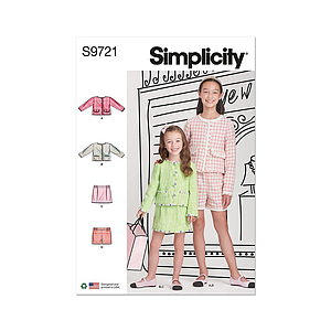 Patron Simplicity 9721 - Vestes, Jupes et shorts du 32 au 44 FR