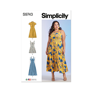 Patron Simplicity 9743 - Robe du 48 au 66 FR