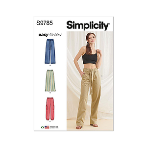 Patron Simplicity 9785 - Pantalon décontracté du 36 au 54 FR