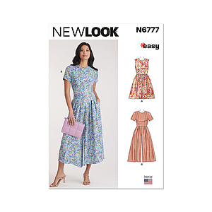 Patron New Look 6777 - Robe et Combinaison pour Jeunes Femmes