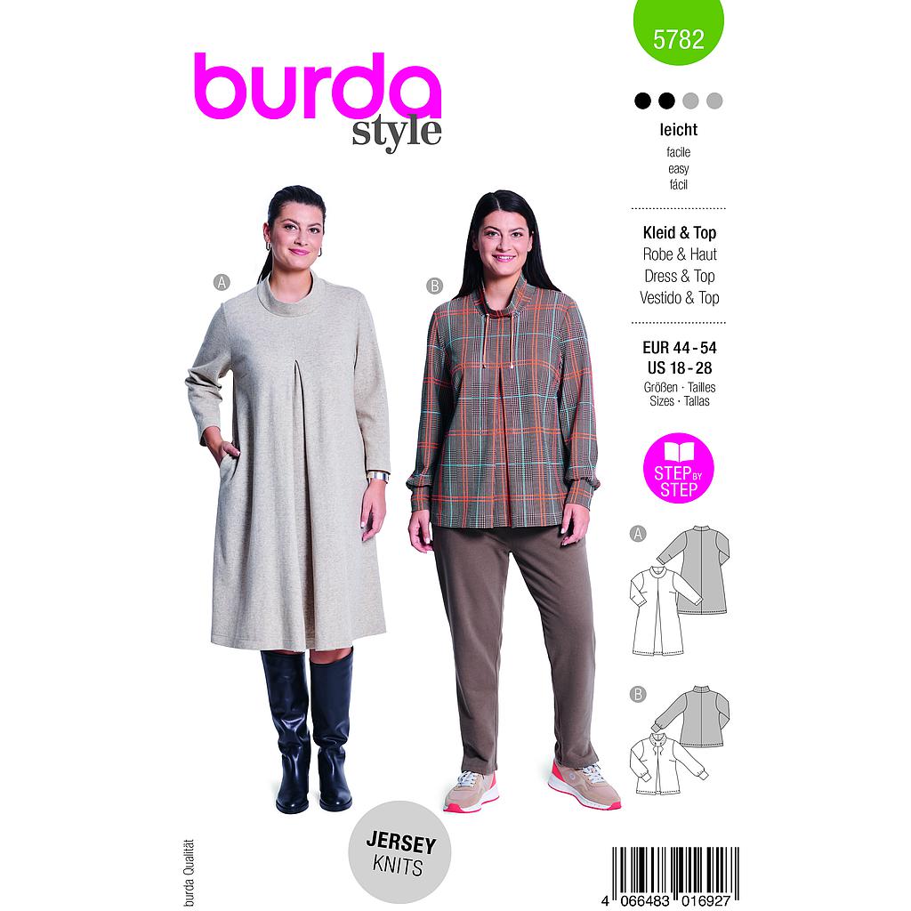 Patron Burda 5782 - Robe ou tunique