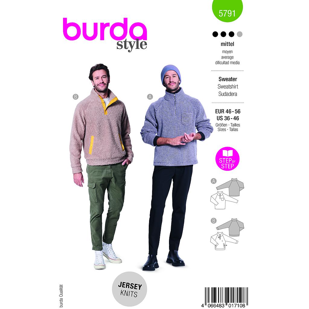 [B5791] Patron Burda 5791 - Troyer tendance