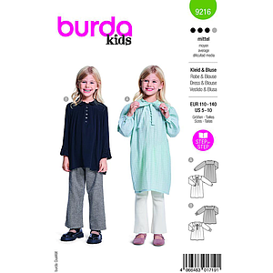 Patron Burda 9216 - Robe élégante pour enfants