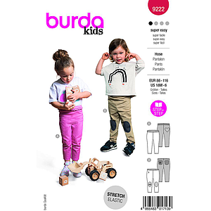 Patron Burda 9222 - Jean pour enfants
