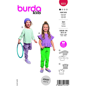 Patron Burda 9223 - Sweat-shirt pour enfants