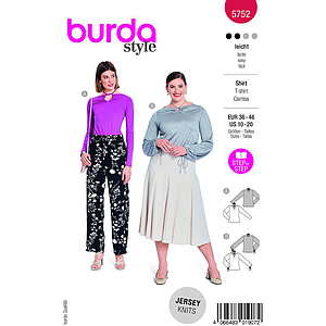 Patron Burda 5752 - Top