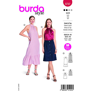 Patron Burda 5737 - Robe & Top
