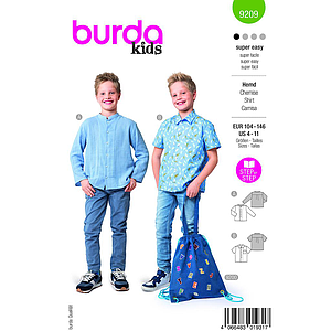 Patron Burda 9209 - Chemise