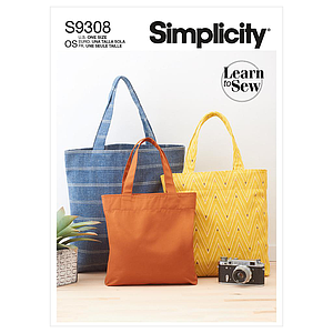 Patron Simplicity 9308 - Sacs cabas