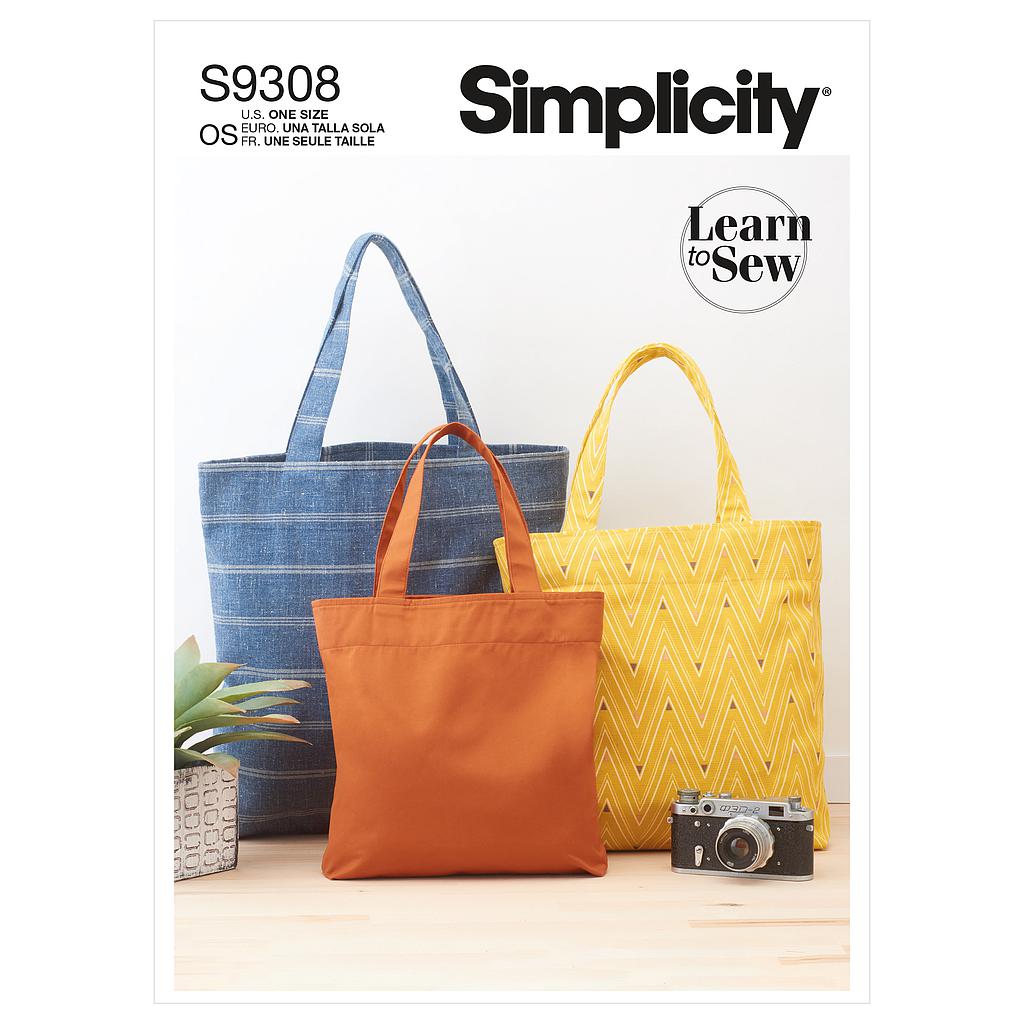 Patron Simplicity 9308 - Sacs cabas