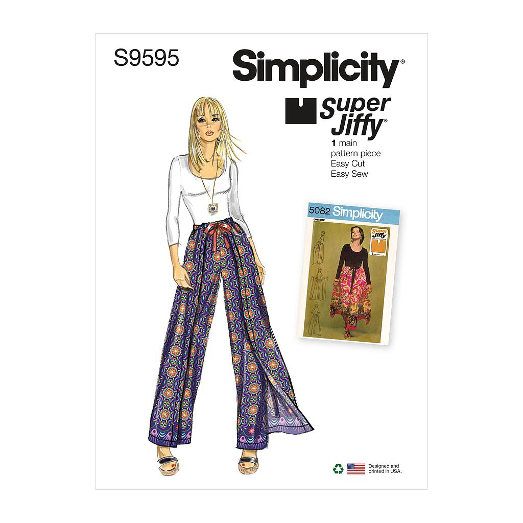 [S9595.OS] Patron Simplicity 9595 - Ensemble jupe et pantalon