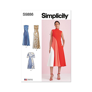Patron Simplicity 9886 - Robe