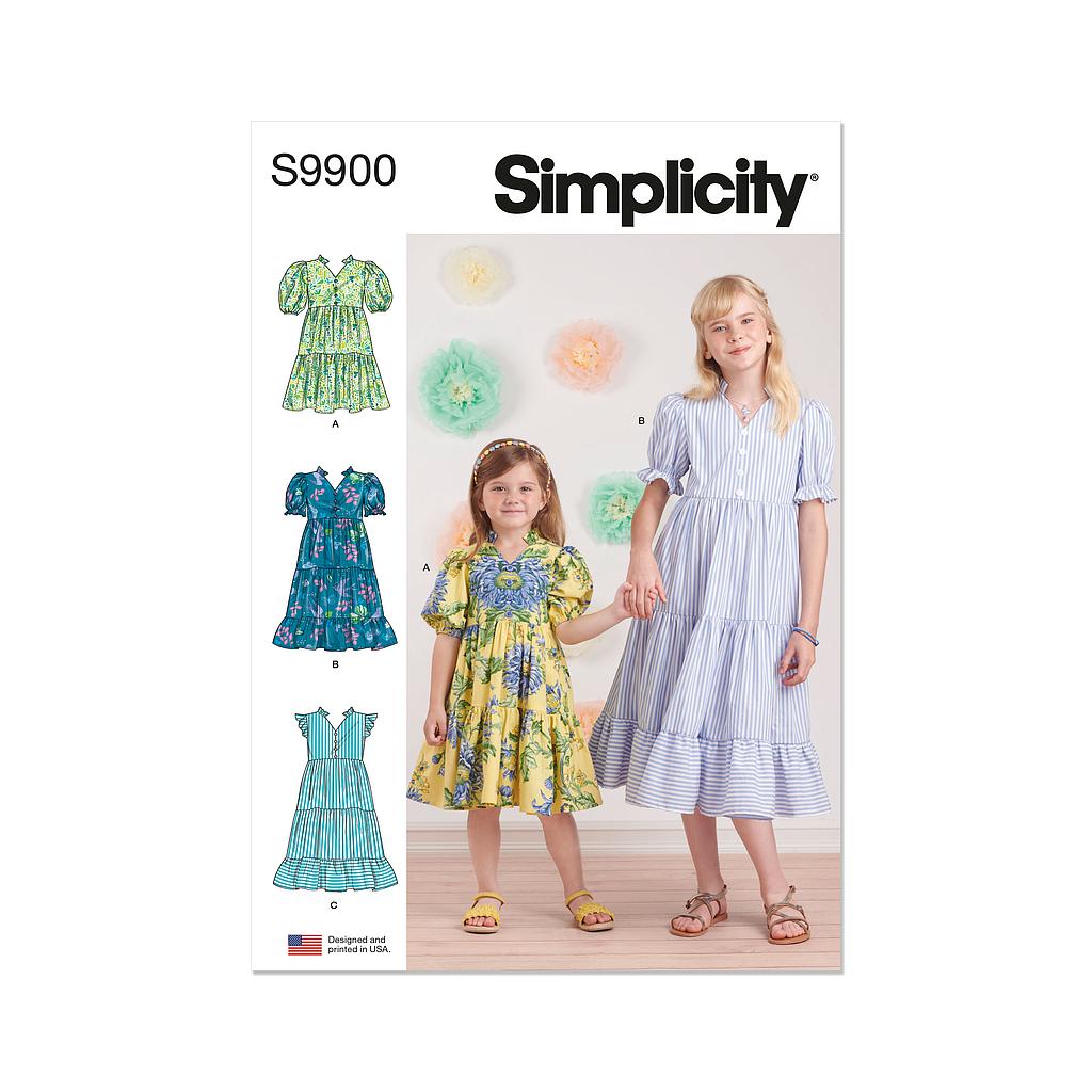 Patron Simplicity 9900 - Robe pour enfant