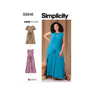 Patron Simplicity 9948 - Robe en maille