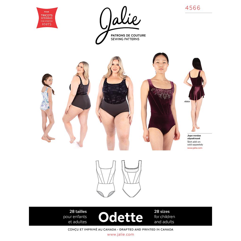 [JAL-4566] Patron Jalie 4566 - ODETTE - Justaucorps style corset