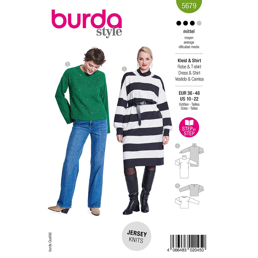[B5679] Patron Burda 5679 - Pull