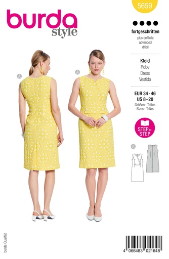 [B5659] Patron Burda 5659 - Robe