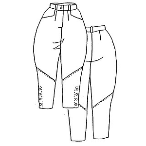 Patrón Frégoli N°131 Pantalón tipo Jodhpur 4-10 años 