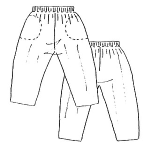 Patron Frégoli N°215 Pantalon taille élastiquée, tailles 4 à 10 ans - 4/10 Ans - 