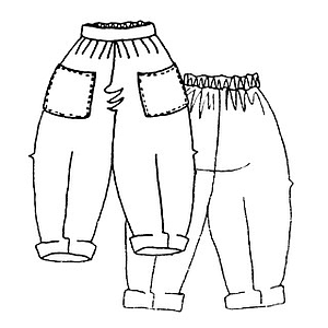 Patron Frégoli 222 - Pantalon taille dos élastiquée enfant 4 à 10 ans