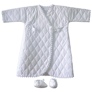 Patron Frégoli 319 - Robe de chambre et chaussons bébé 24 à 36 mois