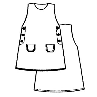 Patron Frégoli N°430 Robe chasuble 12-16 ans - 12/14/16 A - 