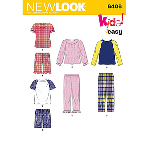 Patron New Look 6406 Pyjama enfants