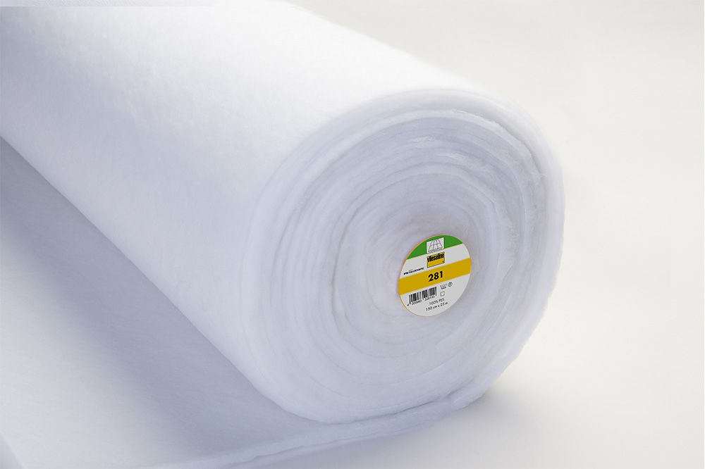 [50090853] 281 Molleton très léger d'épaisseur moyenne - A coudre - blanc - 25m x 1.5m