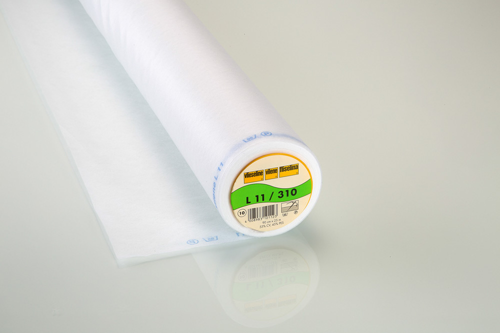 [53606186] L11 Entoilage souple à coudre - blanc - 25m x 90cm 