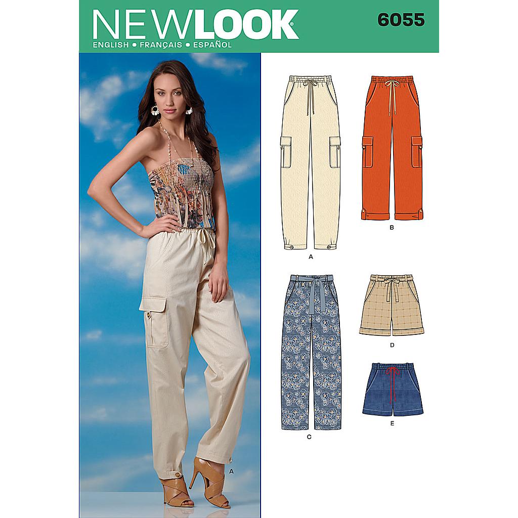 [NL6055] Patron New Look 6055 Pantalon 