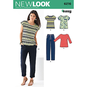 Patron New Look 6216 Ensemble femmes