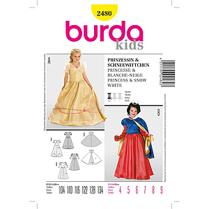 Patrón Nº2480 Burda Histórica: Princesa. Blancanieves