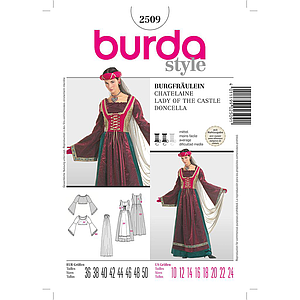 Patrón Nº2509 Burda Histórica: Castellana