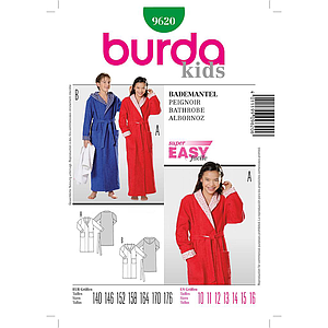 Patrón Nº9620 Burda Style: Albornoz