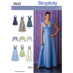 Patron Simplicity 7443 robe 