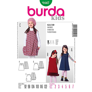 Patron Burda 9447 Kids Robe