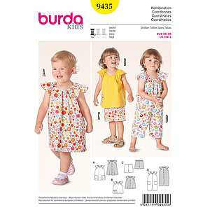 Patron Burda 9435 Kids Coordonnés