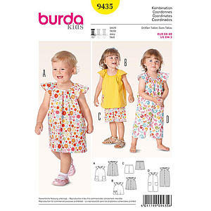 Patrón Nº9435 Burda Kids: Coordinados