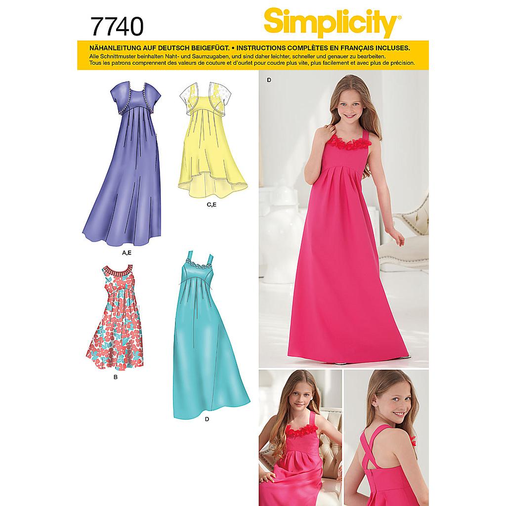 Patron Simplicity 7740 Robe 