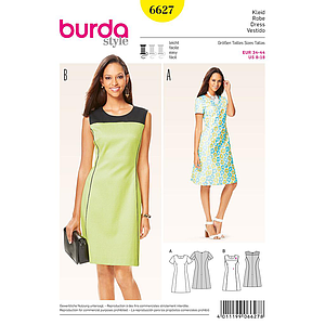 Patron Burda 6627 Robe