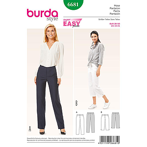 Patron Burda 6681 Pantalon