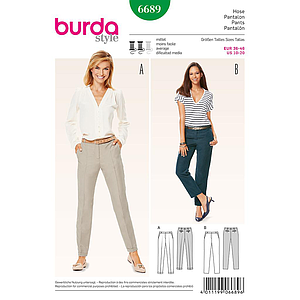 Patron Burda 6689 Pantalon