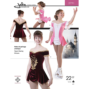 Patron Jalie 2791 Robe de patinage artistique (princesse)