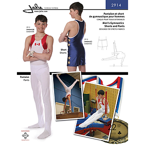 Patrón Jalie 2914 Pantalón y short de gimnasia para hombre