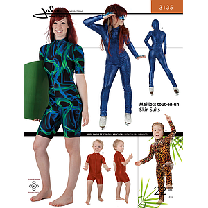 Patron Jalie 3135 Maillots tout - en - un