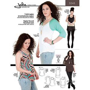 Patrón Jalie 3245 Camiseta, top y túnica