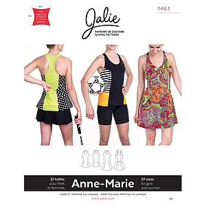 Patron Jalie 3463 Top Brassières et robe ANNE - MARIE
